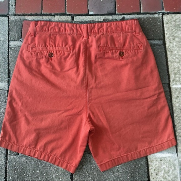 Saddlebred Red Flat Front Chino Shorts Size 32 - Picture 5 of 15